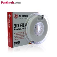 تصویر محصول فیلامنت PLA سفید قطر 1.75 میلیمتر یک کیلوگرمی فیلاتک