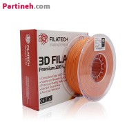 تصویر محصول فیلامنت PLA نارنجی قطر 1.75 میلیمتر یک کیلوگرمی فیلاتک