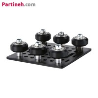 تصویر محصول کیت صحفه گنتری مکانیسم 6چرخ و پروفیل مخصوص پروفیل 20 در 40