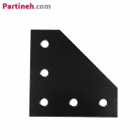 تصویر محصول براکت 5 سوراخ ال شکل پروفیل آلومینیومی 30*30 میلیمتر