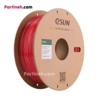 تصویر محصول فیلامنت PETG قرمز آتشین 1.75 میلیمتر یک کیلوگرمی ایسان (eSUN)