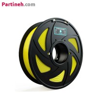 تصویر محصول فیلامنت +PLA زرد 1.75 میلیمتر یک کیلوگرمی ایکستروژن (xtrusion)