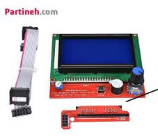 تصویر محصول نمایشگر و کنترلر 64*128 گرافیکی (RepRap LCD Shield ) مناسب پرینتر سه بعدی