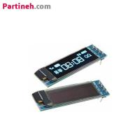 تصویر محصول ماژول نمایشگر OLED آبی 0.91 اینچ دارای ارتباط I2C
