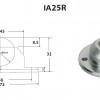 تصویر کوچک محصول بلبرینگ چشمی مدل IA25-R به همراه ساچمه حمل کننده روکار