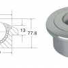 تصویر کوچک محصول بلبرینگ چشمی مدل (AU60 (SP60 به همراه ساچمه حمل کننده لبه دار توکار ساخت چین