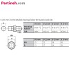 تصویر کوچک محصول سنسور مجاورت القایی (PNP-NO) قطر 12 فاصله دید 4mm مدل PRL12-4DP آتونیکس