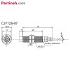 تصویر کوچک محصول سنسور مجاورت القایی (NPN-NO+NC) قطر 12 فاصله دید 4mm مدل CJY12S-07NC برند CNTD