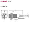 تصویر کوچک محصول سنسور مجاورت القایی (PNP-NC+NO) قطر 18 فاصله دید 8mm مدل CJY18E-08PC برند CNTD