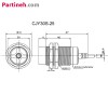 تصویر کوچک محصول سنسور مجاورت القایی (PNP-NO+NC) قطر 30 فاصله دید 25mm مدل CJY30S-25PC برند CNTD