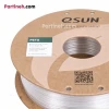 تصویر کوچک محصول فیلامنت PETG بی رنگ 1.75 میلیمتر یک کیلوگرمی ایسان (eSUN)