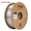 تصویر کوچک محصول فیلامنت PETG بی رنگ 1.75 میلیمتر یک کیلوگرمی ایسان (eSUN)