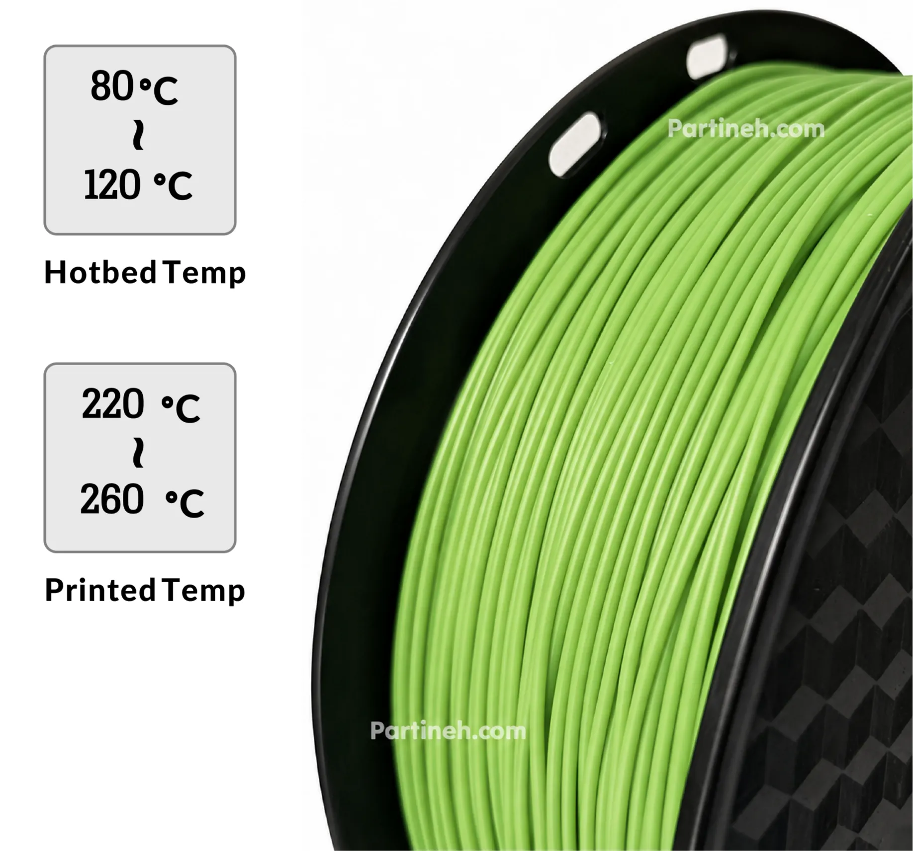 دمای   تصویر کوچک محصول فیلامنت ABS سبز  1.75 میلیمتر یک کیلوگرمی یوسو ( YS Filament)  تصویر کوچک محصول فیلامنت ABS سبز  1.75 میلیمتر یک کیلوگرمی یوسو ( YS Filament)  تصویر کوچک محصول فیلامنت ABS سبز  1.75 میلیمتر یک کیلوگرمی یوسو ( YS Filament)  تصویر کوچک محصول فیلامنت ABS سبز  1.75 میلیمتر یک کیلوگرمی یوسو فیلامنت ABS سبز