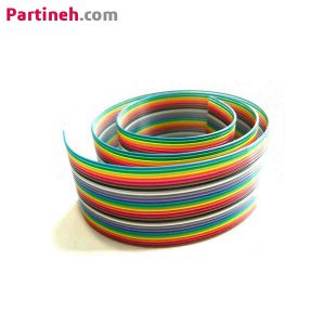 کابل فلت رنگی ۳۰ رشته AWG28