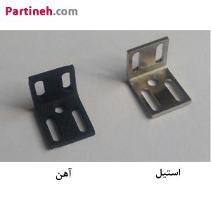 براکت نصب میکروسوییچ با شیارهای موازی