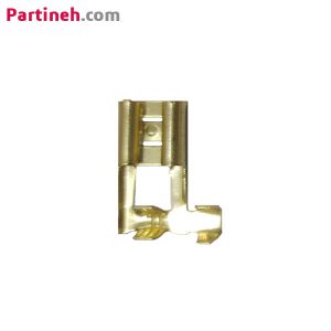 سرسیم کولری(فیشی مادگی) کج-ورودی سیم حداکثر ۱٫۵-عرض داخلی ورودی ۷٫۱