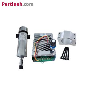 مجموعه کامل اسپیندل ۸۰۰ وات ۲۰۰۰۰ ER11 RPM هوا خنک