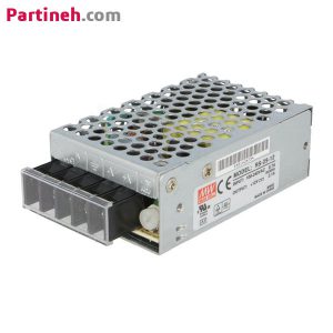 منبع تغذیه سوئیچینگ ۱۲ ولت ۲٫۱ آمپر مدل RS-25-12 برند مینول (MEAN WELL)